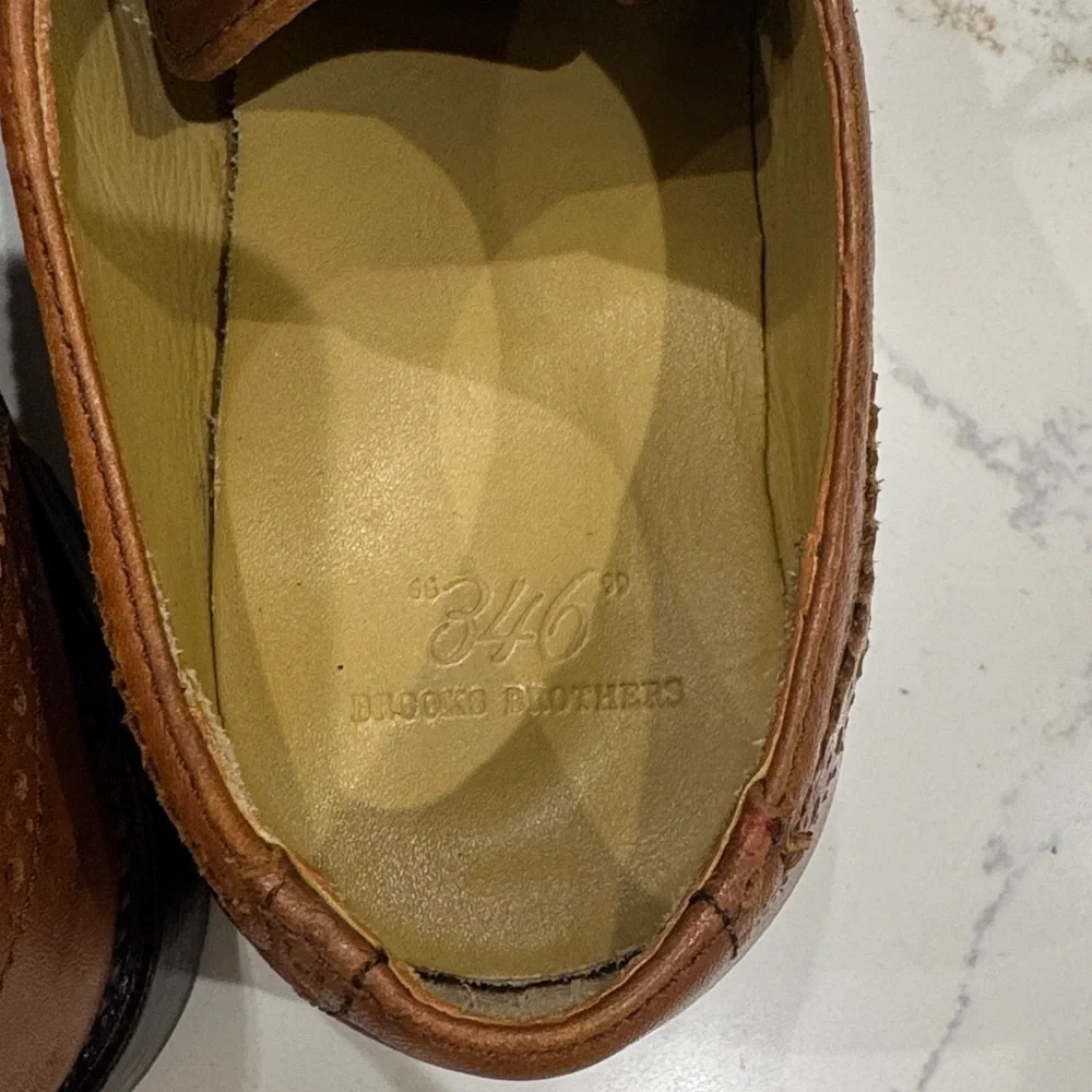 Classic‎ Brown Leather Men's Dress Shoes